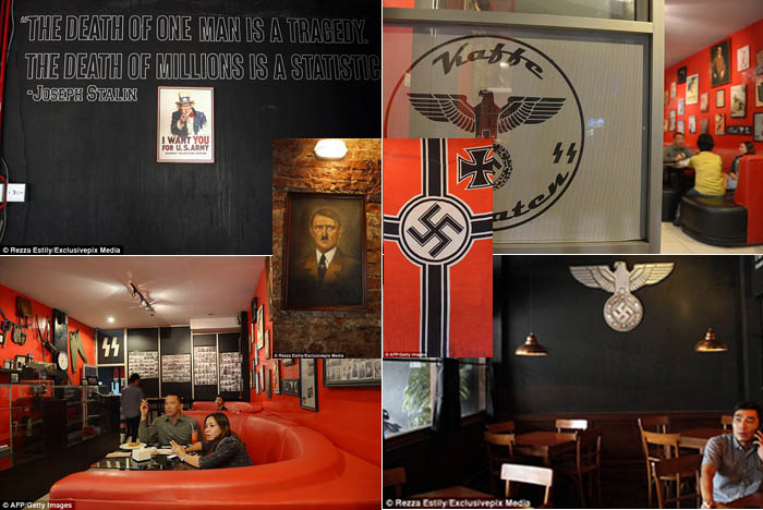 SoldatenKaffe di Bandung Sajikan `Nazi Goreng` dan Memorabilia Hitler